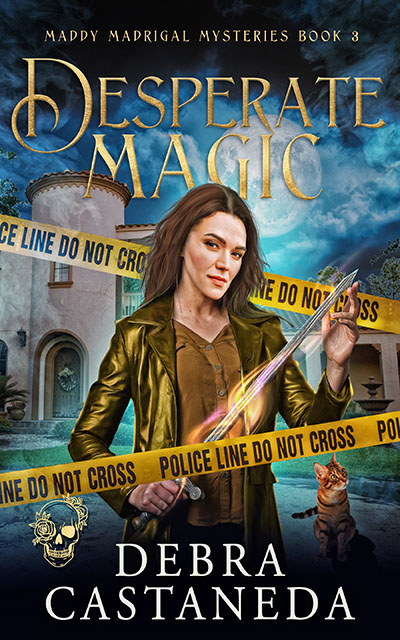 the cover of Desperate Magic by Debra Castanedea